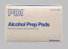 Alcohol Prep Pads - PDI