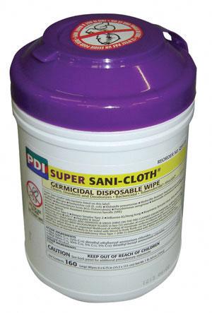 Super Sanicloth Anti-Microbial Towelettes