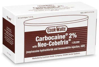 Cook-Waite Carbocaine 2%