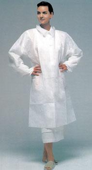 Lab Coat Full Length - White