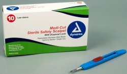 Medicut Disposable Scalpels, Sterile