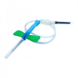 BluWing Advanced Safety Butterfly w/Luer Adapter, 21G x 3/4\