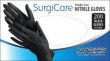 MARK3 - Surgicare Plus Black Nitrile Exam Gloves