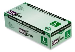 SURE-PRENE Powder Free Poly-Chloroprene Exam Gloves