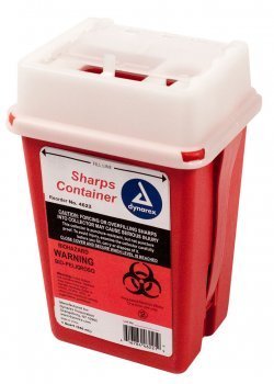 Dynarex - 1 Quart Sharps Container (CASE) 60 Per Case