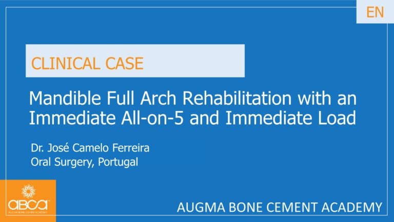 Mandible Full Arch Rehabilitation with an Immediate All-on-5 and Immediate Load
