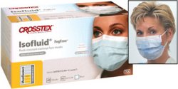 Crosstex Isofluid Fog-Free / Fluid Resistant Mask