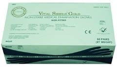Vital Shield Left and Right Powder-Free Fitted Exam Gloves