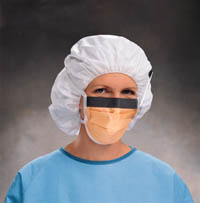Kimberly Clark Tecnol Fluid Shield Procedure Mask with Wraparound Splashguard Vision