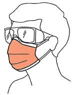 Kimberly Clark Tecnol Fluid Shield Fog-Free Procedure Mask