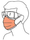 Kimberly Clark Tecnol Fluid Shield Fog-Free Procedure Mask