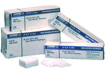 Non-woven sponges